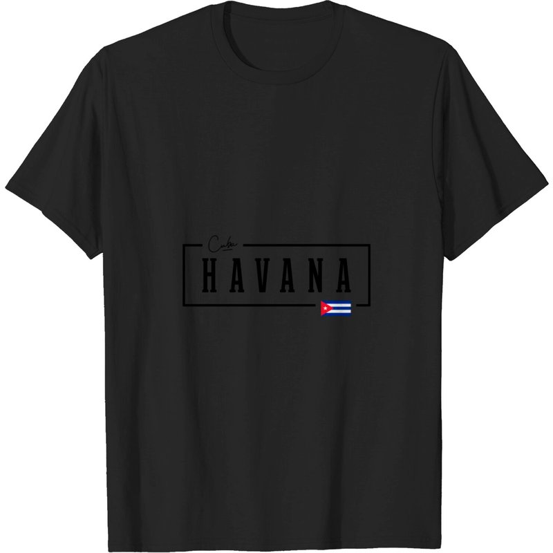 T-shirt Drapeau Cubain de La Havane pour Hommes — T-shirts pour hommes