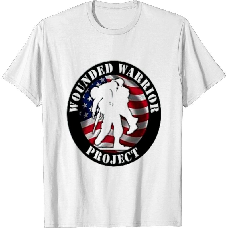 T-shirt pour hommes Wounded Warrior Project USA en noir