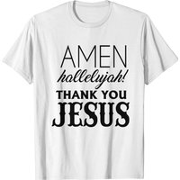 T-shirt Jésus - Amen, Hallelujah! pour hommes
