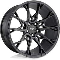 Niche M183 Staccato Matte Black Wheels - 20x10 - 5x120 - 40 Offset