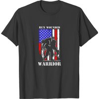 T-shirt Run For Wounded Warriors pour hommes