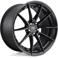Niche M196 Sector Matte Black Wheels - 19x9.5 - 5x114.3 - 40 Offset