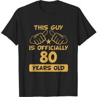 T-shirt d'anniversaire des 80 ans pour homme — T-shirts pour hommes