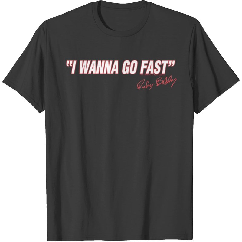 T-shirt Talladega Nights I Wanna Go Fast Ricky Bobby pour hommes — T-shirts pour hommes
