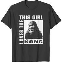 Kingkong Ce T-Shirt Cette Fille Aime Le Kong Pour Hommes