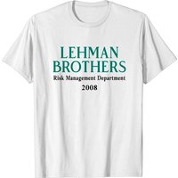 T-shirt pour hommes Lehman Brothers Risk Management Department 2008 — T-shirts pour hommes
