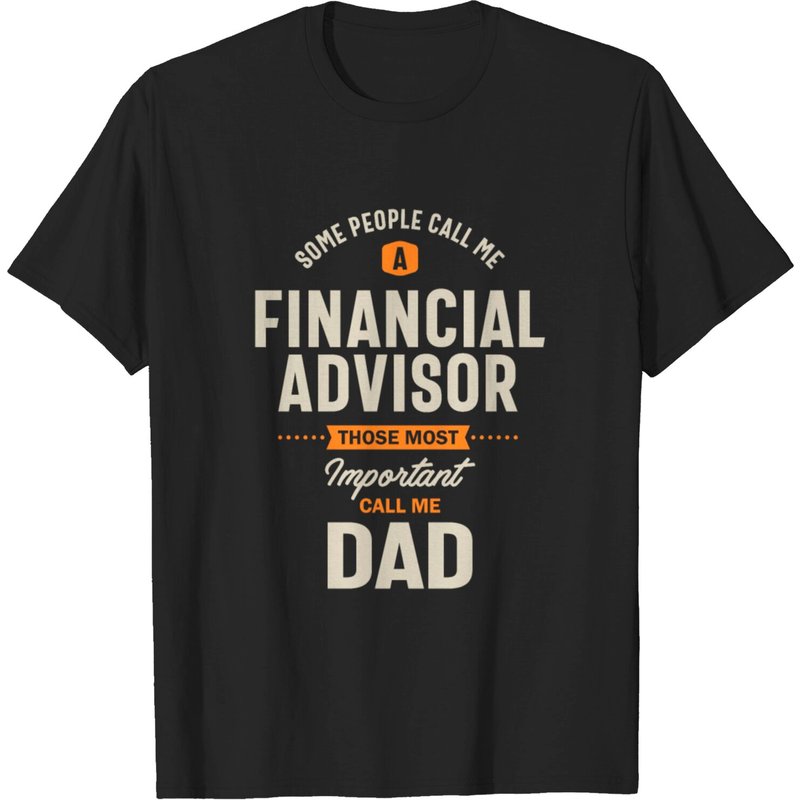 T-shirt pour hommes Conseiller financier et papa — T-shirts pour hommes