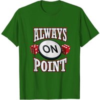 T-shirt Craps Joueur Dés Roller Casino pour Hommes