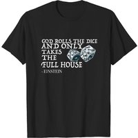 T-shirt God Rolls The Dice Yahtzee pour hommes — T-shirts pour hommes