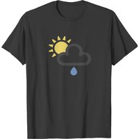 T-shirt Humoristique Nuage de Pluie - Symbole Météo Britannique — T-shirts pour hommes