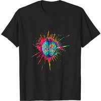 T-shirt LSD Brain pour hommes - Noir — T-shirts pour hommes