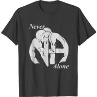 Never Alone Narcotics Anonymous T-shirt for Men