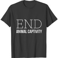 End Animal Captivity Vegan T-shirt for Men