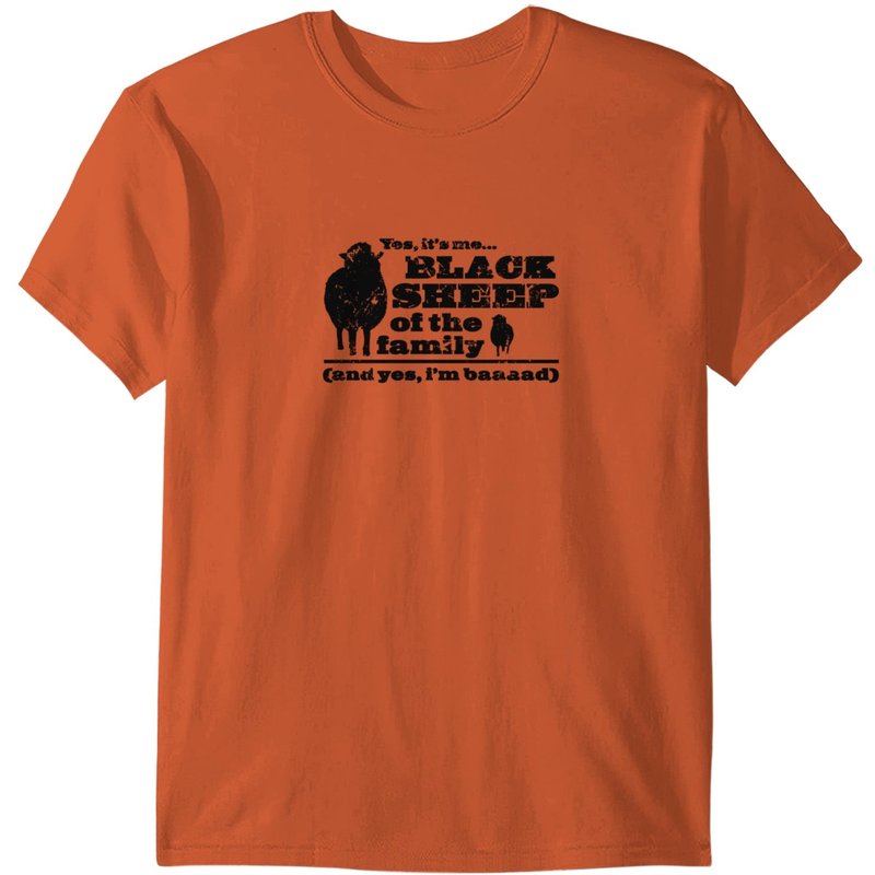 T-shirt Black Sheep In The Family pour hommes — T-shirts pour hommes