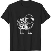 T-shirt Sarcastique Black Sheep Club Squad pour Hommes — T-shirts pour hommes