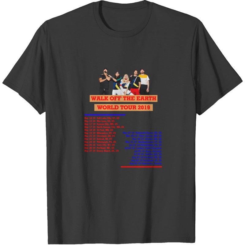 T-shirt Walk Off The Earth Tour 2019 pour hommes — T-shirts pour hommes