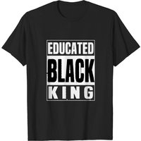 Educated Black King - T-shirt Fier des Noirs — T-shirts pour hommes