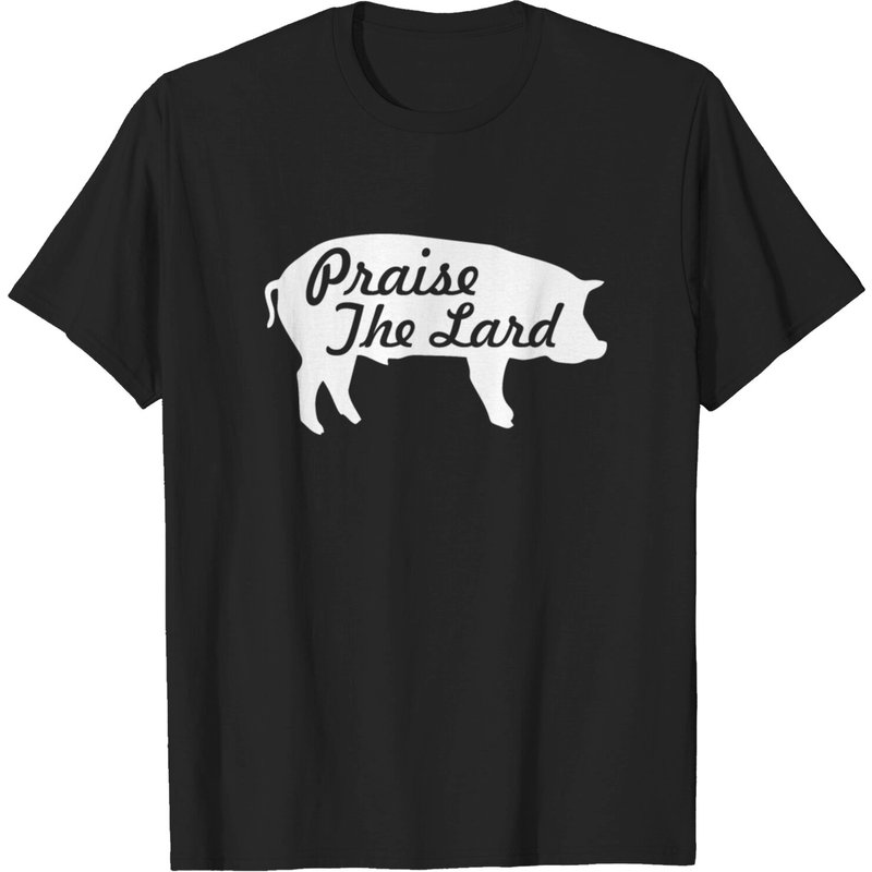 Praise The Lard Pig Pork BBQ Barbecue T-shirt for Men