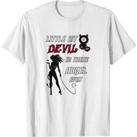 T-shirt Homme Little Bit of Devil in These Angel Eyes — T-shirts pour hommes