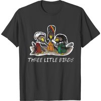 T-shirt Rasta Reggae Musique Afrique Three Little Birds pour hommes — T-shirts pour hommes