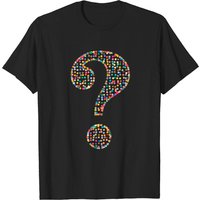 Question Mark Men's T-shirt in Black
