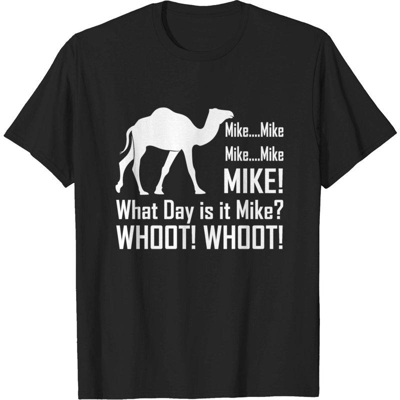T-shirt pour hommes Mike! Hump Day! en noir — T-shirts pour hommes