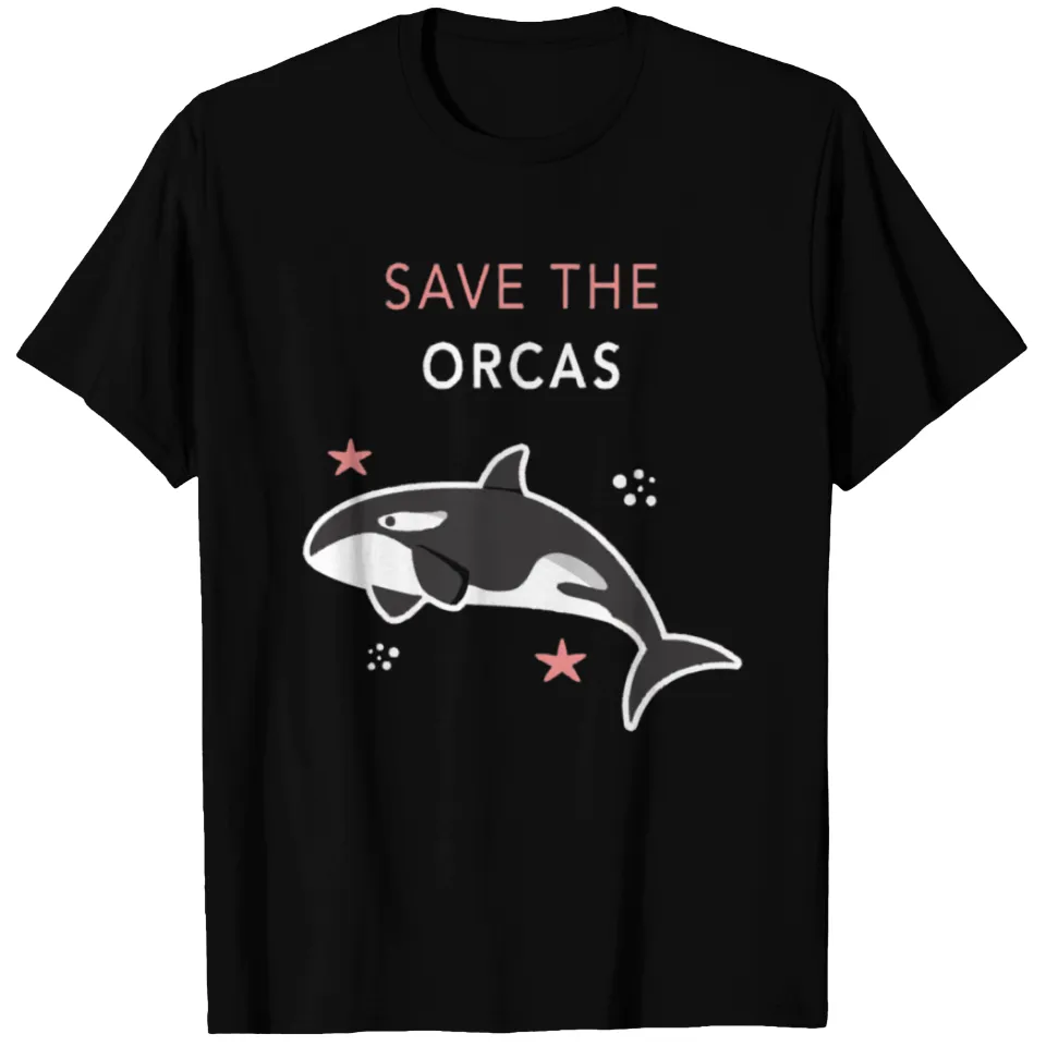 T-shirt pour hommes Animal Save The Orcas — T-shirts pour hommes