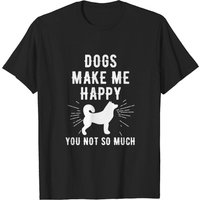 T-shirt pour amoureux des chiens - Les chiens me rendent heureux, pas vous — T-shirts pour hommes