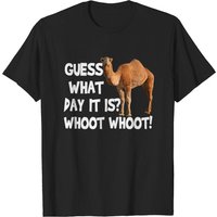 Hump Day Camel Guess What Day It Is Men's T-Shirt (White)