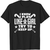 T-shirt pour hommes Joueur de hockey sur gazon Like A Girl — T-shirts pour hommes
