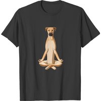 T-shirt Méditation Chien Black Mouth Cur pour Hommes — T-shirts pour hommes