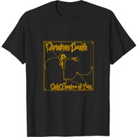 T-shirt Christian Death pour hommes en noir — T-shirts pour hommes