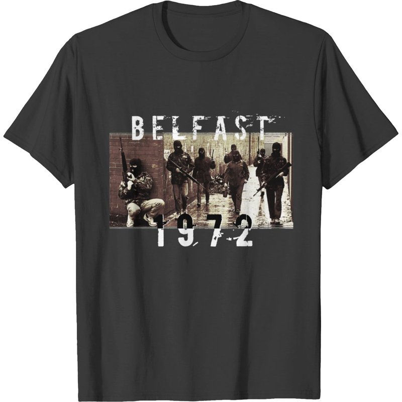 T-shirt Belfast 1972 Irlande du Nord pour hommes — T-shirts pour hommes