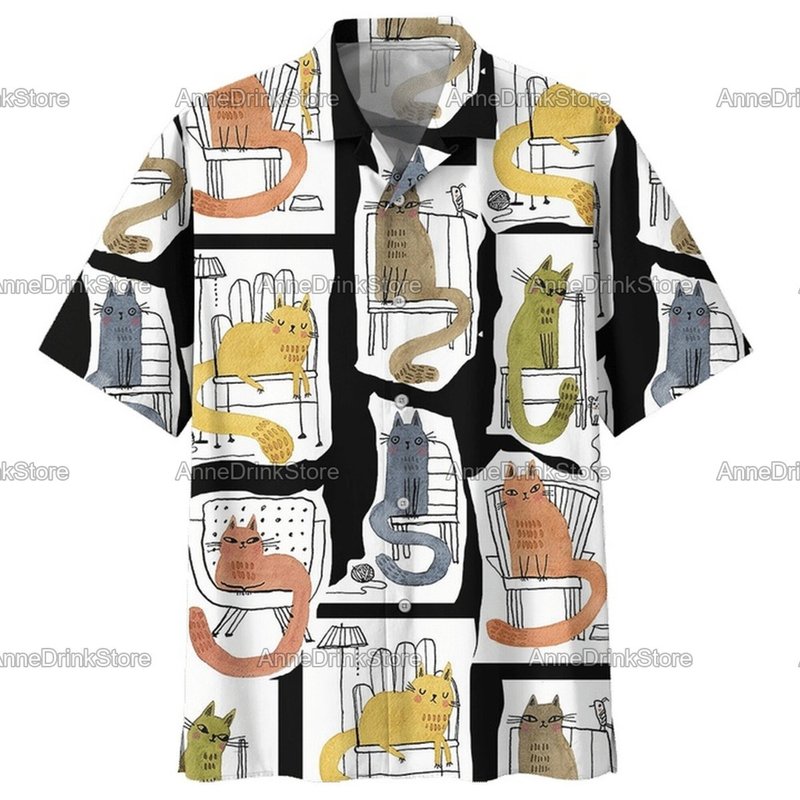 Chemise Hawaïenne pour Hommes - Vêtement Décontracté Tropical — Chemises décontractées pour hommes