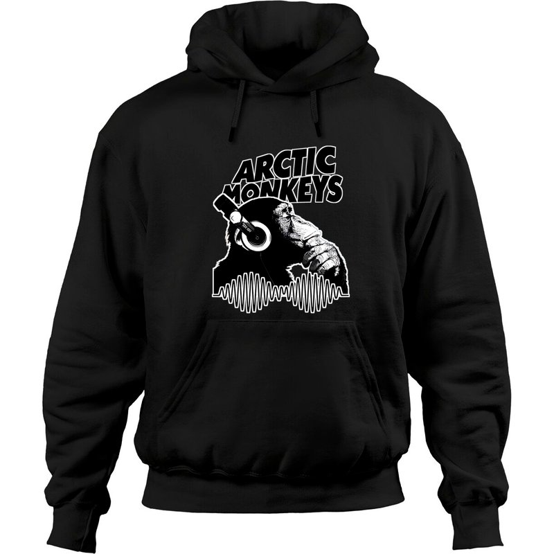 Monkeys Feels - Hoodie Unisexe Noir Arctic Monkeys — Sweats à capuche pour hommes