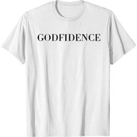 T-shirt Godfidence pour hommes en blanc — T-shirts pour hommes