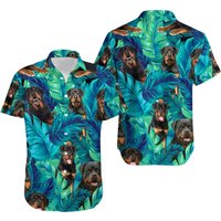 Chemise hawaïenne Rottweiler pour unisexe