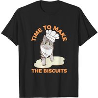 Time To Make The Biscuits Cute Cat Kneading T-shirt for Men