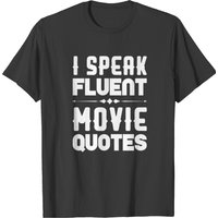T-shirt drôle Je parle couramment des citations de films pour hommes — T-shirts pour hommes
