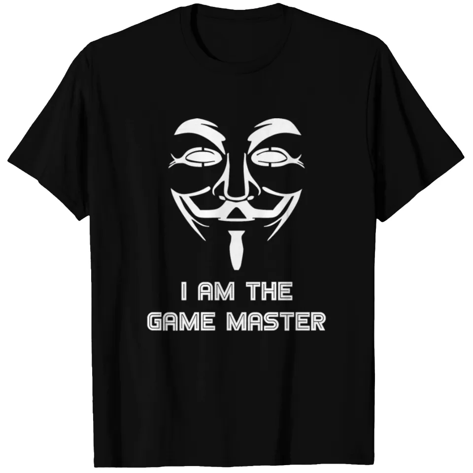 Anonymous Mask Game Master T-Shirt for Men