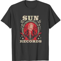 T-shirt Rockabilly Rocker Records Guitare Musique pour Hommes — T-shirts pour hommes