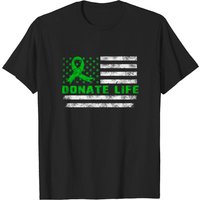 T-shirt Donnez la Vie USA Drapeau Américain Transplantation Organes pour Hommes — T-shirts pour hommes