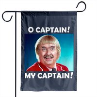 O Captain! My Captain! - Captain Kangaroo Garden Flags — Decorative Flags
