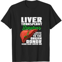 T-shirt Survivant de Transplantation Hépatique pour Hommes — T-shirts pour hommes