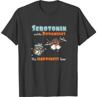 T-shirt Serotonin et les Dopamines The Happiness Tour pour hommes — T-shirts pour hommes