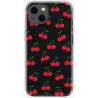 Cherries 2 iPhone Case on Black — Phone Case