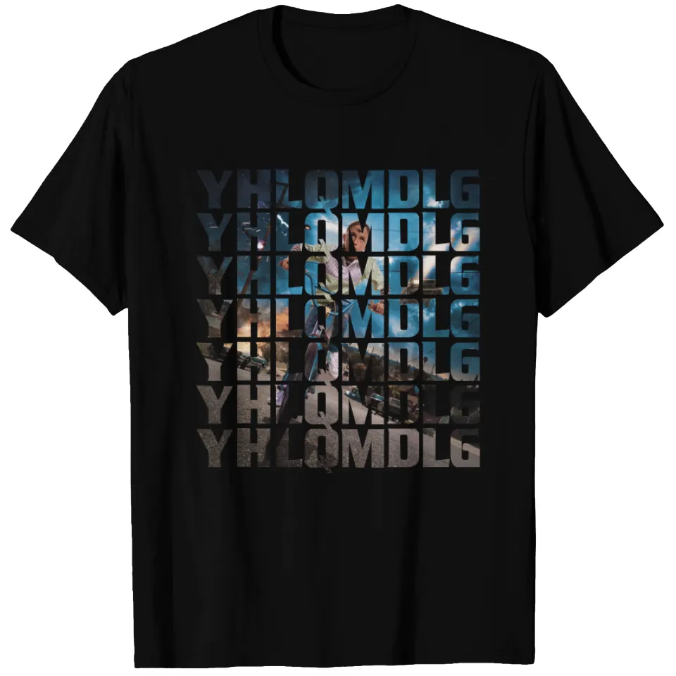 Bad Bunny YHLQMDLG T-Shirt for Men in Black — Mens T Shirts