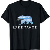 T-shirt California Grizzly Bear Lake Tahoe pour hommes