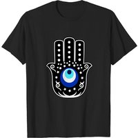 T-shirt Hand Of Hamsa Fatima pour hommes en noir