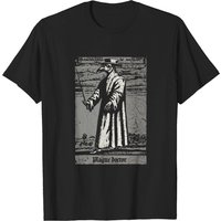 Occult Plague Doctor Vintage Tarot T-shirt for Men — Mens T Shirts